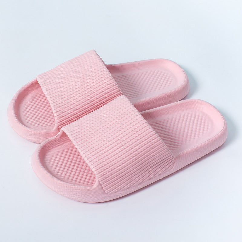 Klapki domowe Unisex na grubej podeszwie gumowe